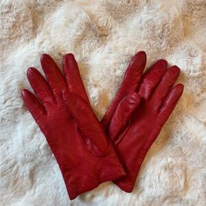 Cashmere Lined Leather Gloves